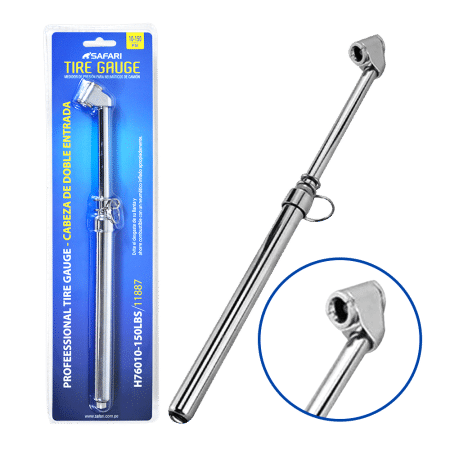 MEDIDOR DE AIRE 10-150PSI C/ANILLO REGLA DE ALUMINIO PRO