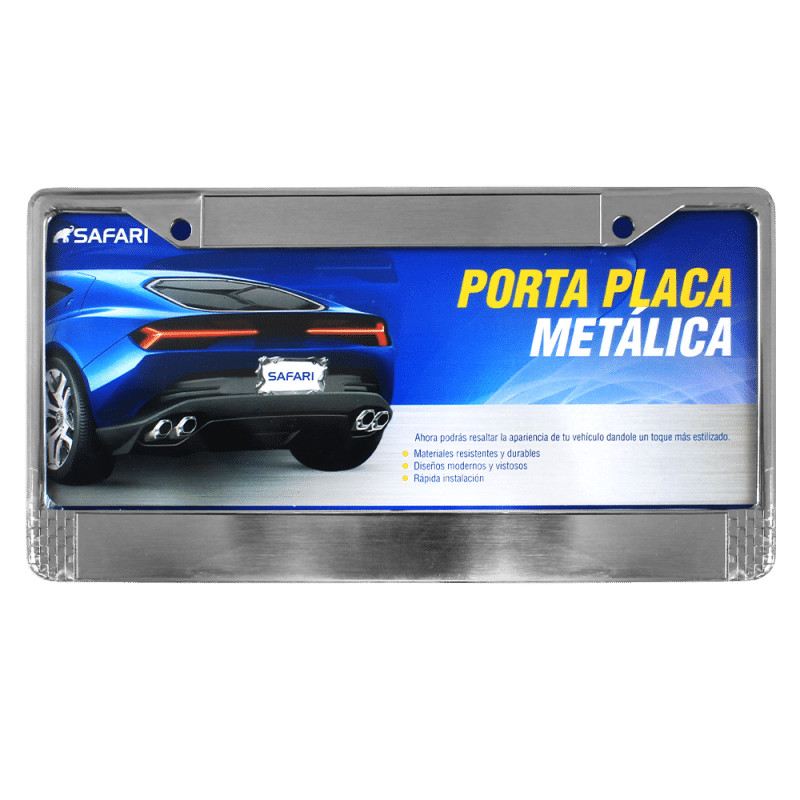 PORTA PLACA METALICA LF365 CH