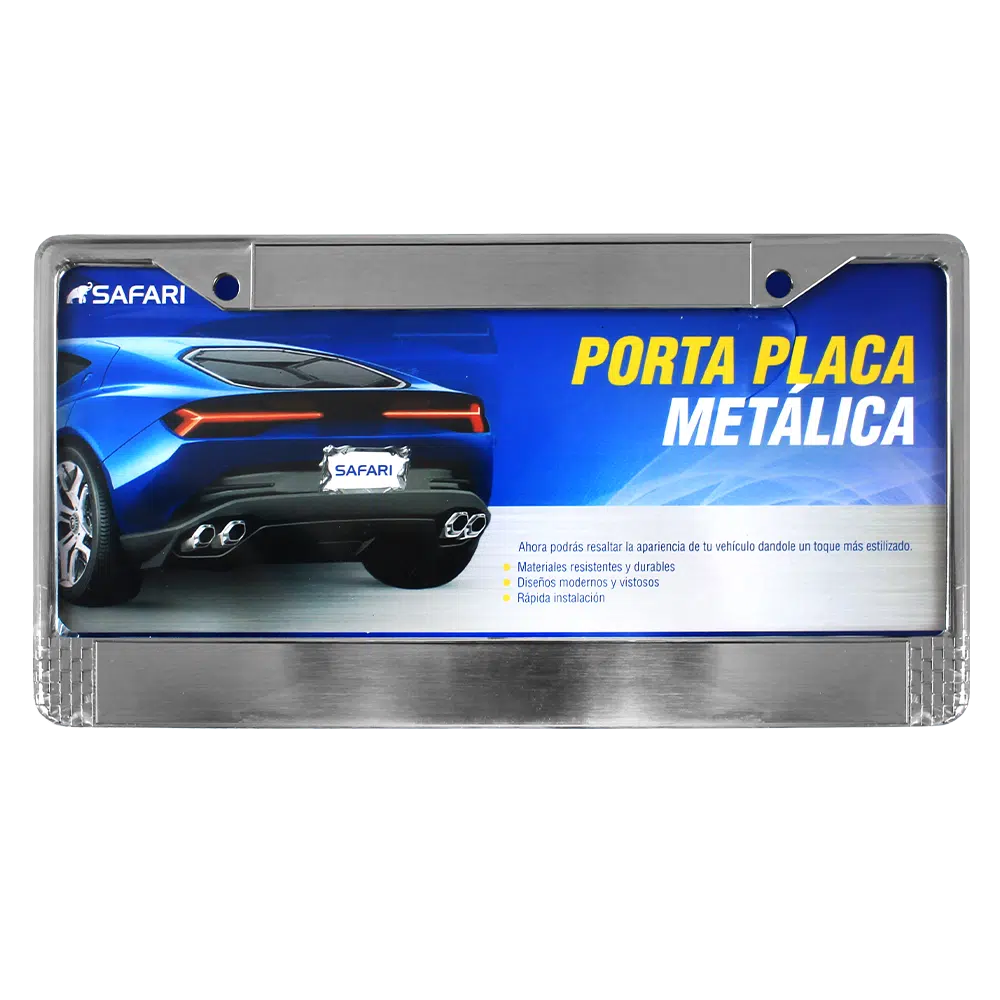 PORTA PLACA METALICA LF365 CH