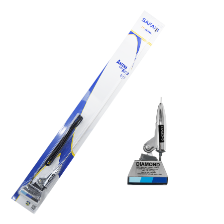 ANTENA TIPO POSTE CROMADA (H61369)