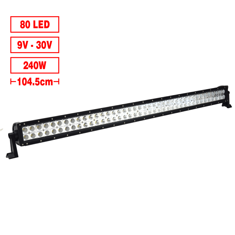 BARRA LED RECTO 240W LUZ COMBO