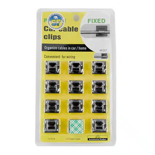 SUJETADOR P/CABLE 12PZS BLISTER