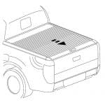 CUBIERTA DE TOLVA CORREDIZA AL TY HILUX REVO 8VA GEN 2016-ON - Imagen 4