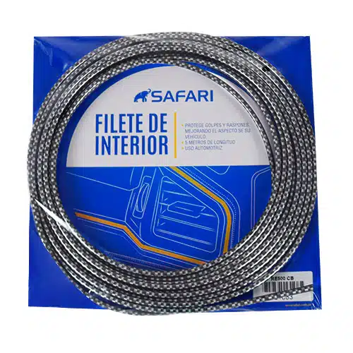 FILETE INTERIOR PARA CABINA DEL AUTO 5M CARBÓN
