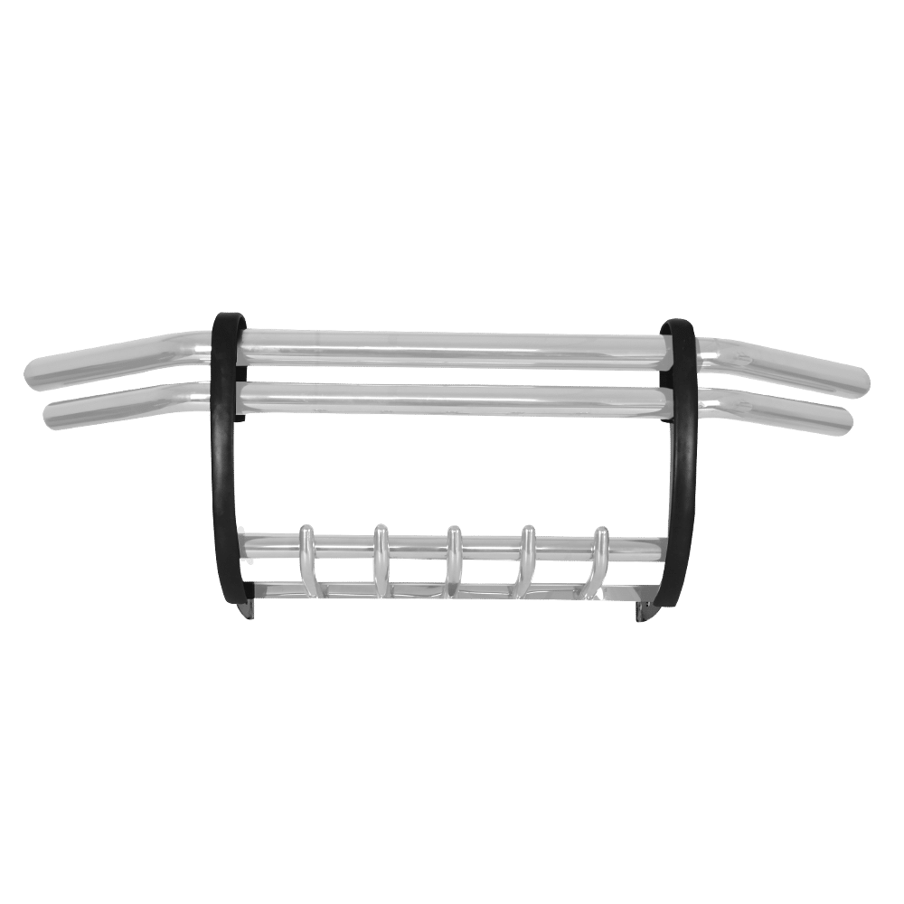 DEFENSA DELANTERA DE ACERO C/DOBLE TUBO P/HILUX REVO 2016-20