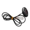 PORTA NEBLINERO ABS FARO AJUSTABLE HALOGENO H3 BLANCO - Imagen 2