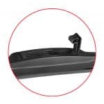 PLUMILLA UNIVERSAL HYBRID HQ METALICA+ABS 24 PULG - Imagen 3