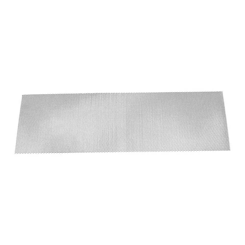 MALLA ALUMINIO 100X33CM ROMBO: 6X12MM 6MM CROMADO