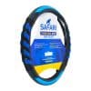 CUBRE VOLANTE PU CARBON PANAL HILO/DETALLE AZUL - Imagen 2