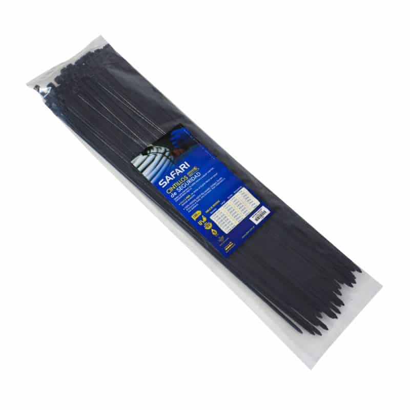 CINTILLO DE NYLON 66 NEGRO 40CMX4.8MM