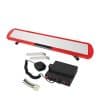 BARRA POLICIAL LED C/ALTAVOZ/SIRENA AL+PC 72W 12/24V 118CM ROJO