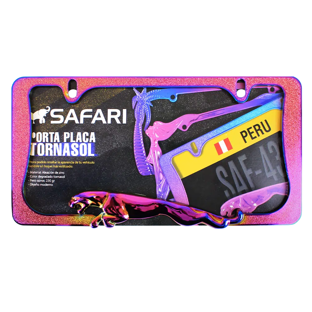 PORTA PLACA TORNASOLADA PUMA