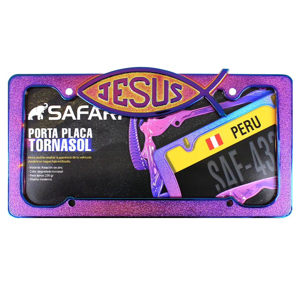 PORTA PLACA TORNASOLADA JESUS