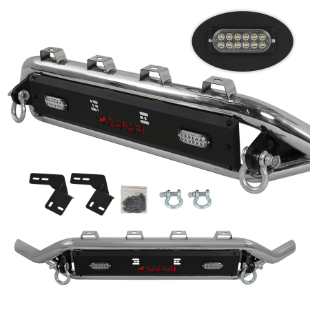 DEFENSA S1 CROMADO LEDX2 P/AMAROK 2011-ON