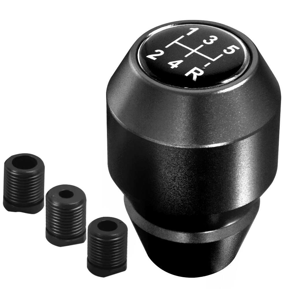 PERILLA DE CAMBIO ALUMINIO 07CM PRO 5+R NEGRO