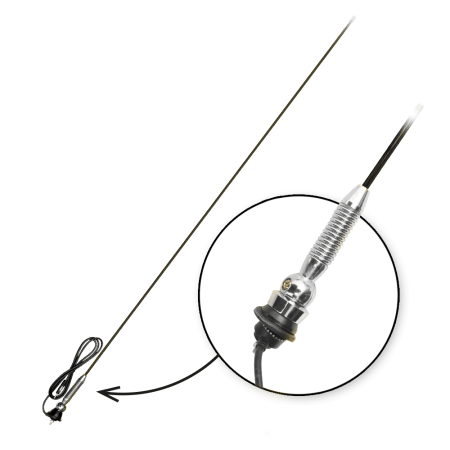 ANTENA PATRULLERA 2MX7MM B NEGRO