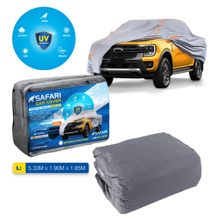 COBERTOR GRIS PESADO 250G PVC P/PICK UP REFL/NARANJA - L