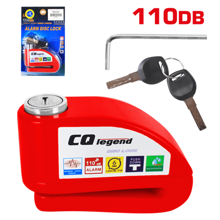ALARMA PARA MOTOCICLETA ROJO