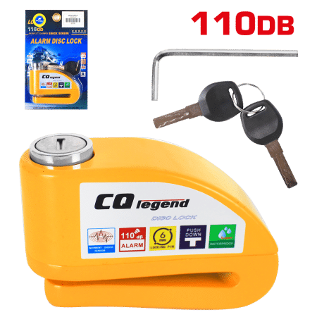 ALARMA PARA MOTOCICLETA AMARILLO