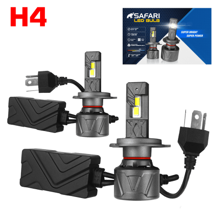 FOCO LED FARO H4 6500K 14000LM