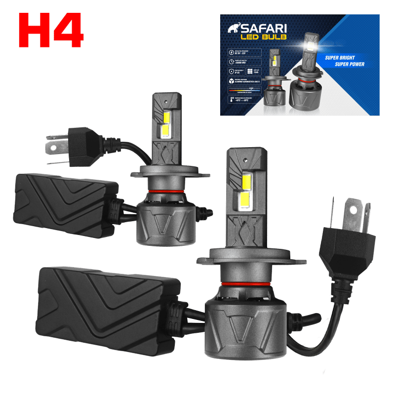 FOCO LED FARO H4 6500K 14000LM