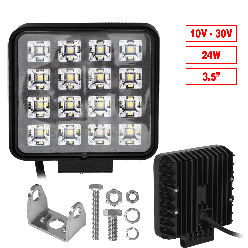 LUZ TRABAJO LED 3.5" 24W 10-30V EXPAN. AL CUADRADO