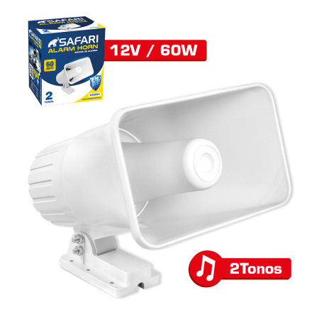 SIRENA BLANCA 12V 60W 02 TONOS