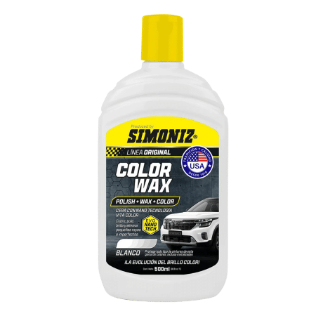 CERA ENR BRILLO COLOR WAX 3EN1 500ML BLANCO