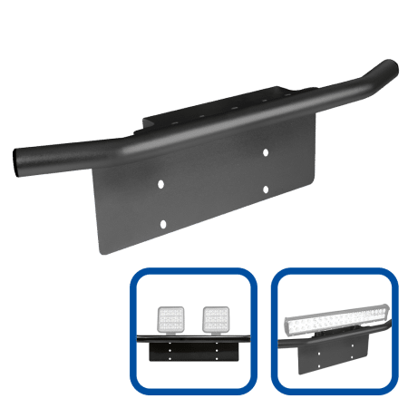 PORTA NEBLINERO P/DEFENSA – NEGRO