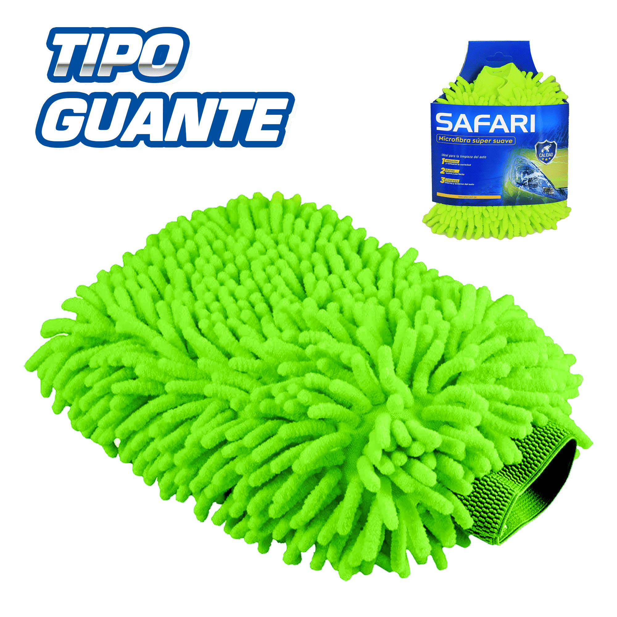 PAÑO DE MICROFIBRA T/GUANTE 230X150MM