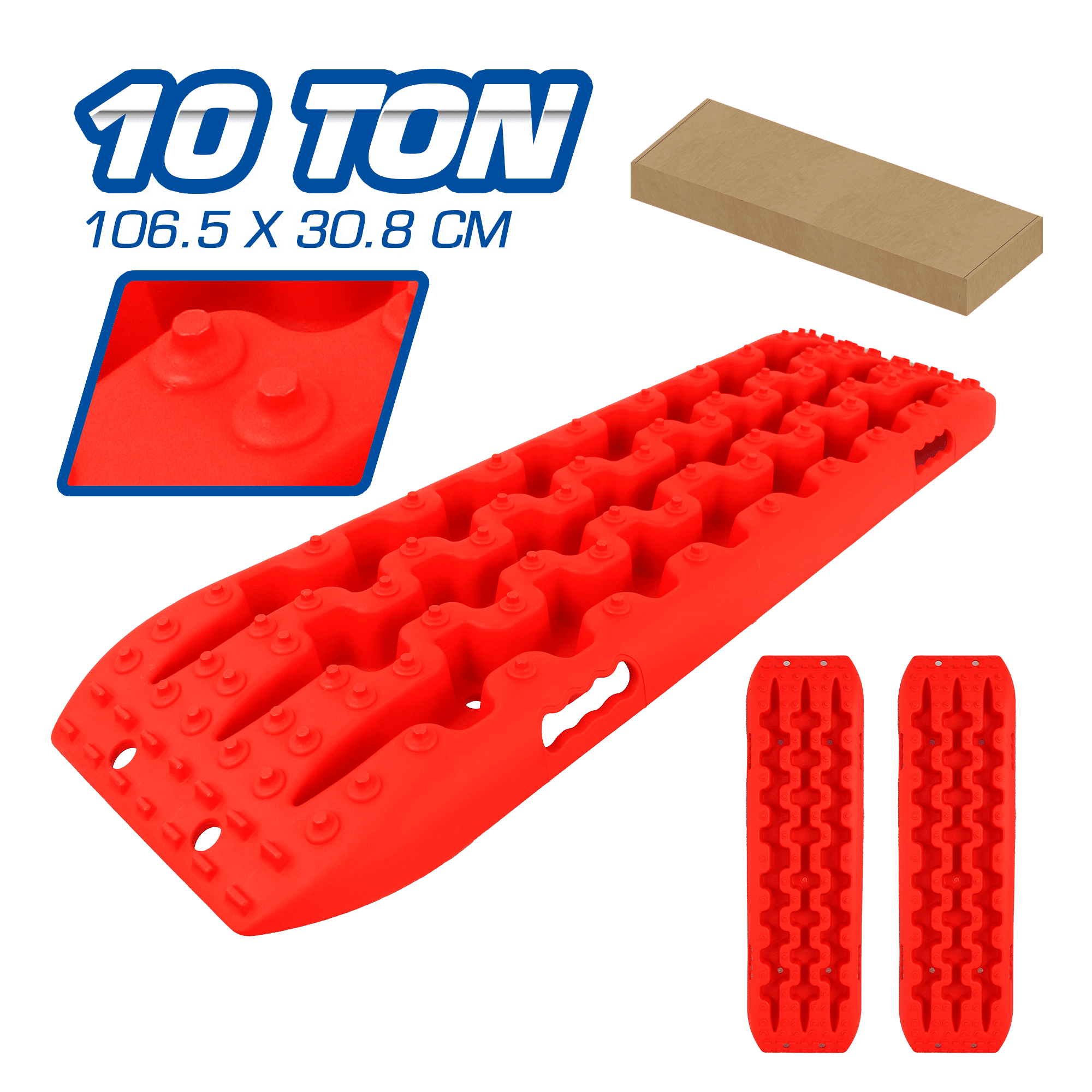 TABLA DE RESCATE ROJO 106.5X 30.8CM HSL CAP MAX 10TON