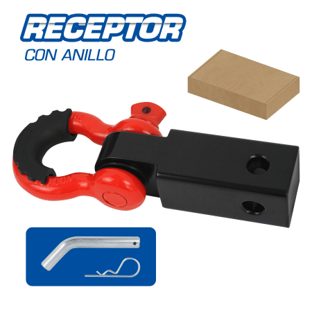 RECEPTOR DE REMOLQUE C/ANILLO