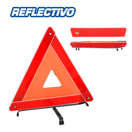 TRIANGULO REFLECTIVO PESADO 42X42X42CM