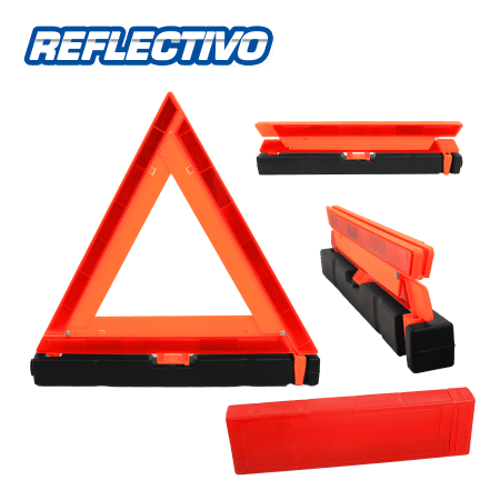TRIANGULO REFLECTIVO 42X42X42CM