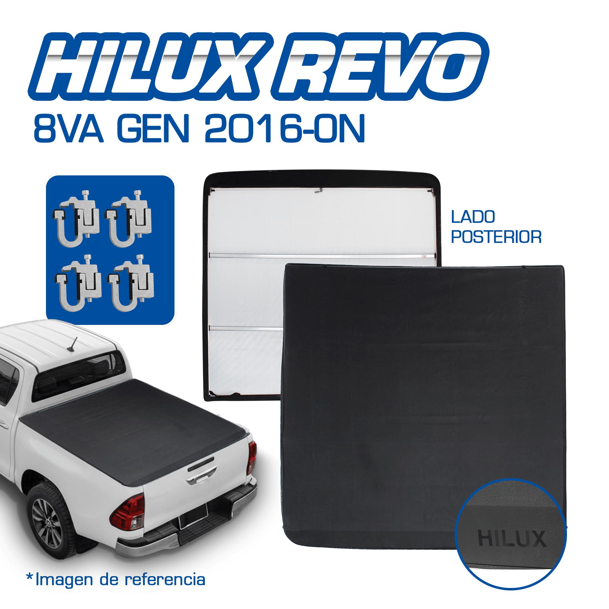 TOLVA P/HILUX REVO 8VA GEN 2016-ON