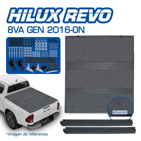 TOLVA PLEGABLE P/HILUX REVO 8VA GEN 2016-ON
