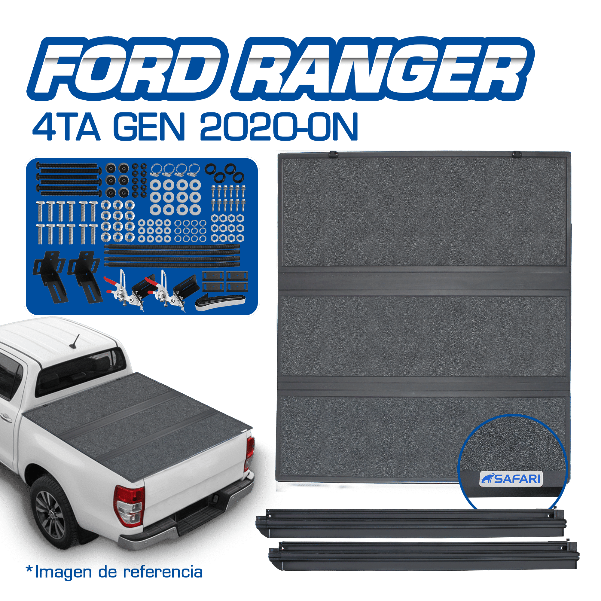 TOLVA P/FORD RANGER 4TA GEN 2020-ON