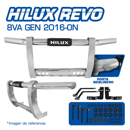 DEFENSA P/HILUX REVO 8VA GEN 2016-ON