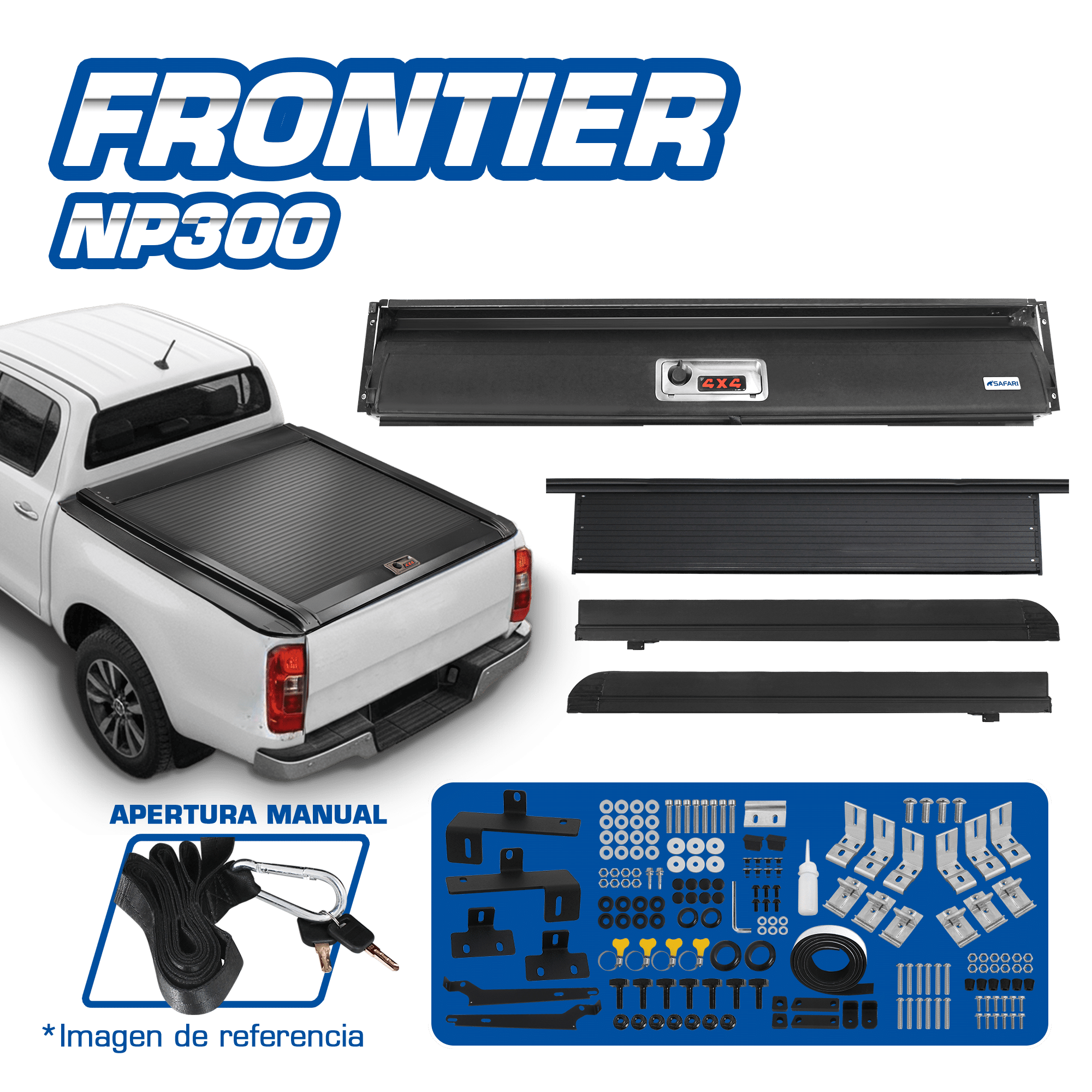 TOLVA P/FRONTIER NP300 3RA GEN 2022-24