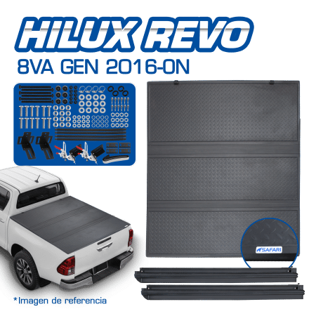 TOLVA DESLIZANTE/PLEGABLE P/HILUX REVO 8VA GEN 2016-ON