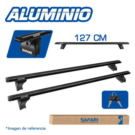 CROSS BAR AL 127CM NEGRO