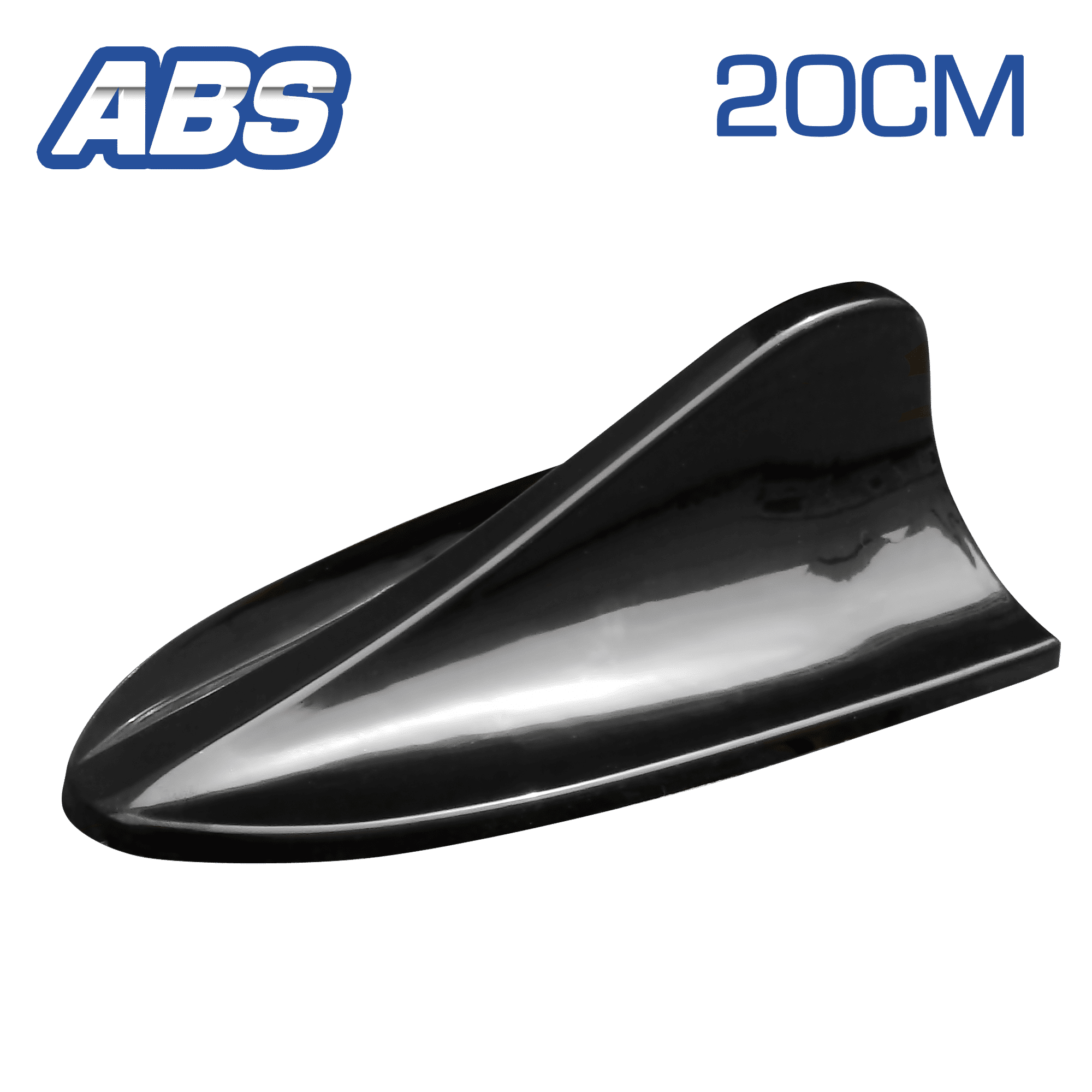 ANTENA DECORATIVA NEGRA T/TIBURON GRANDE