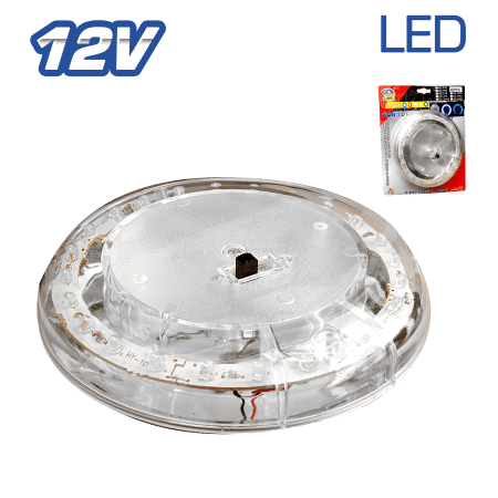 LUZ INTERIOR 12V CIRCULAR LED BLANCO