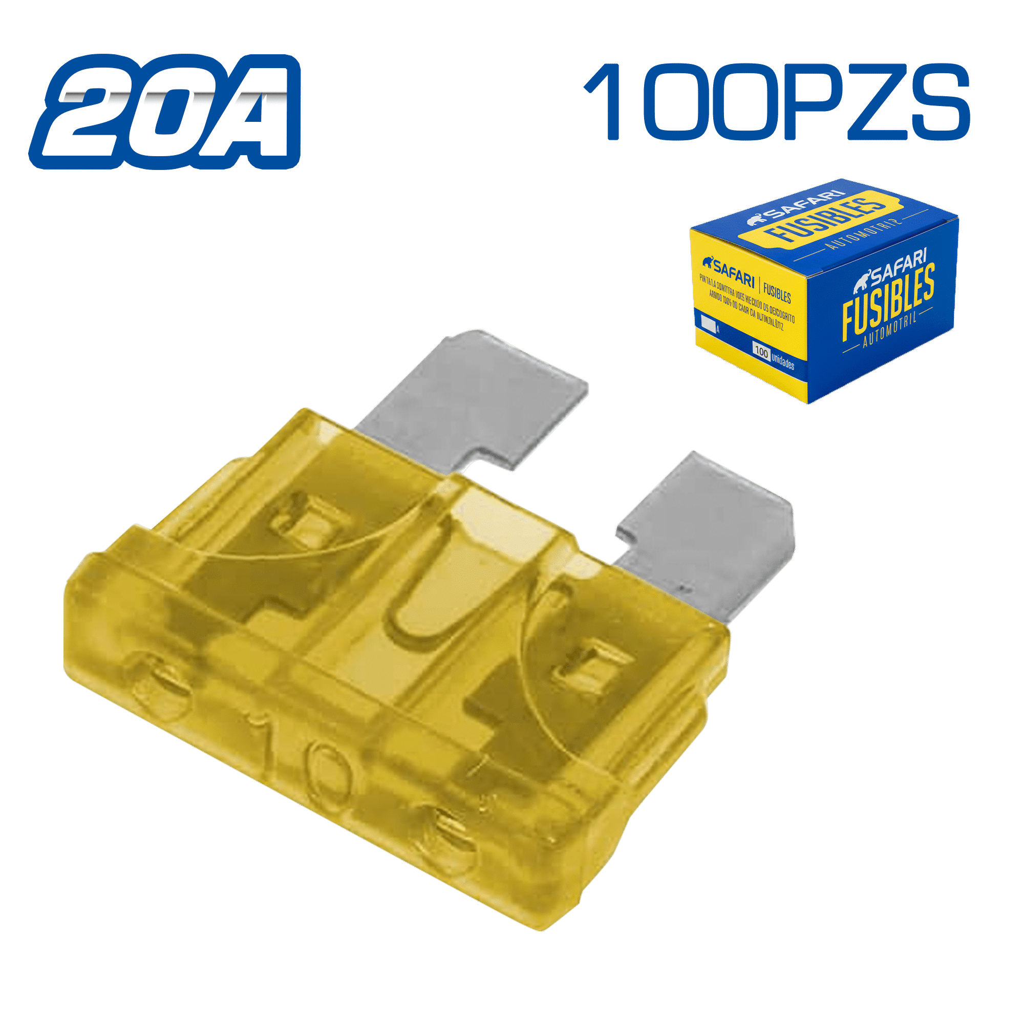 FUSIBLE DE UÑA 100PZS X CAJA