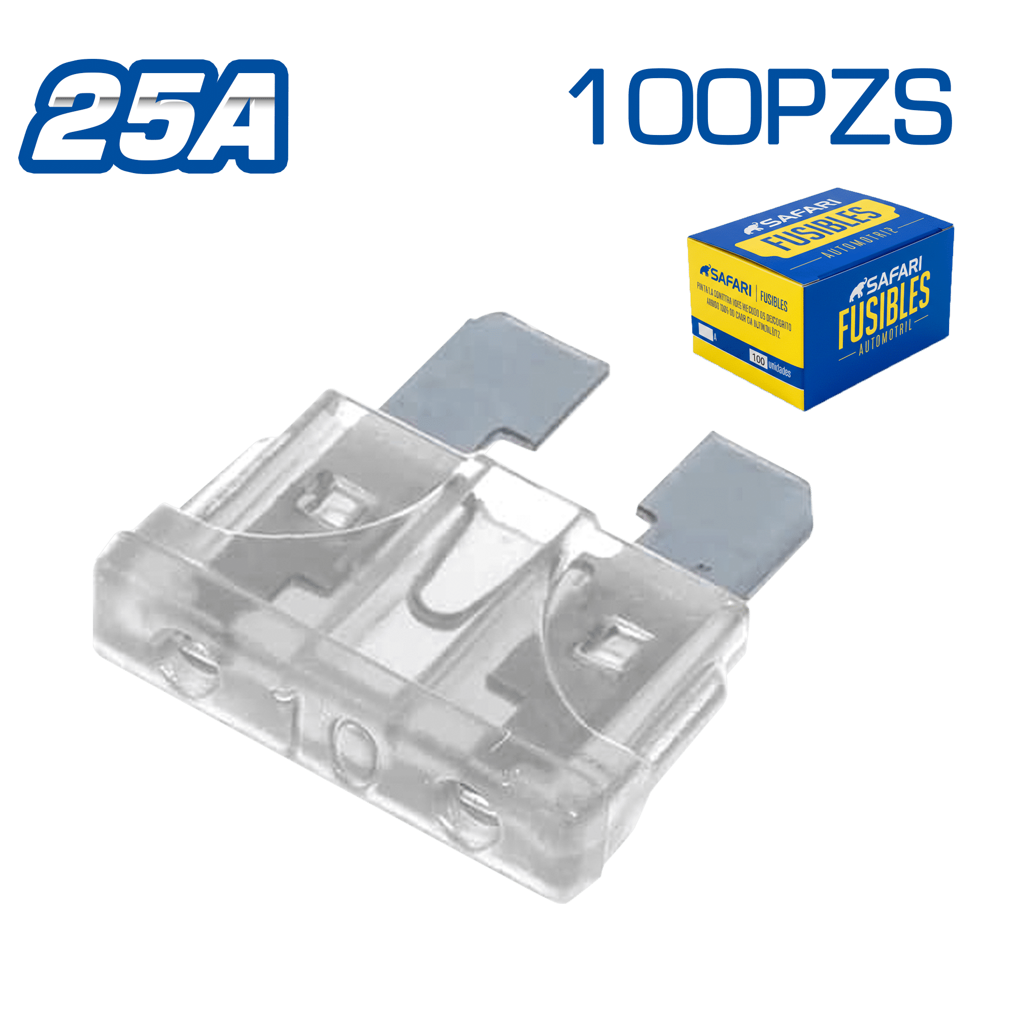 FUSIBLE DE UÑA 100PZS X CAJA