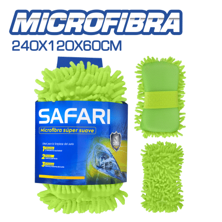 ESPONJA MICROFIBRA 240X120X60MM L VERDE LIMÓN