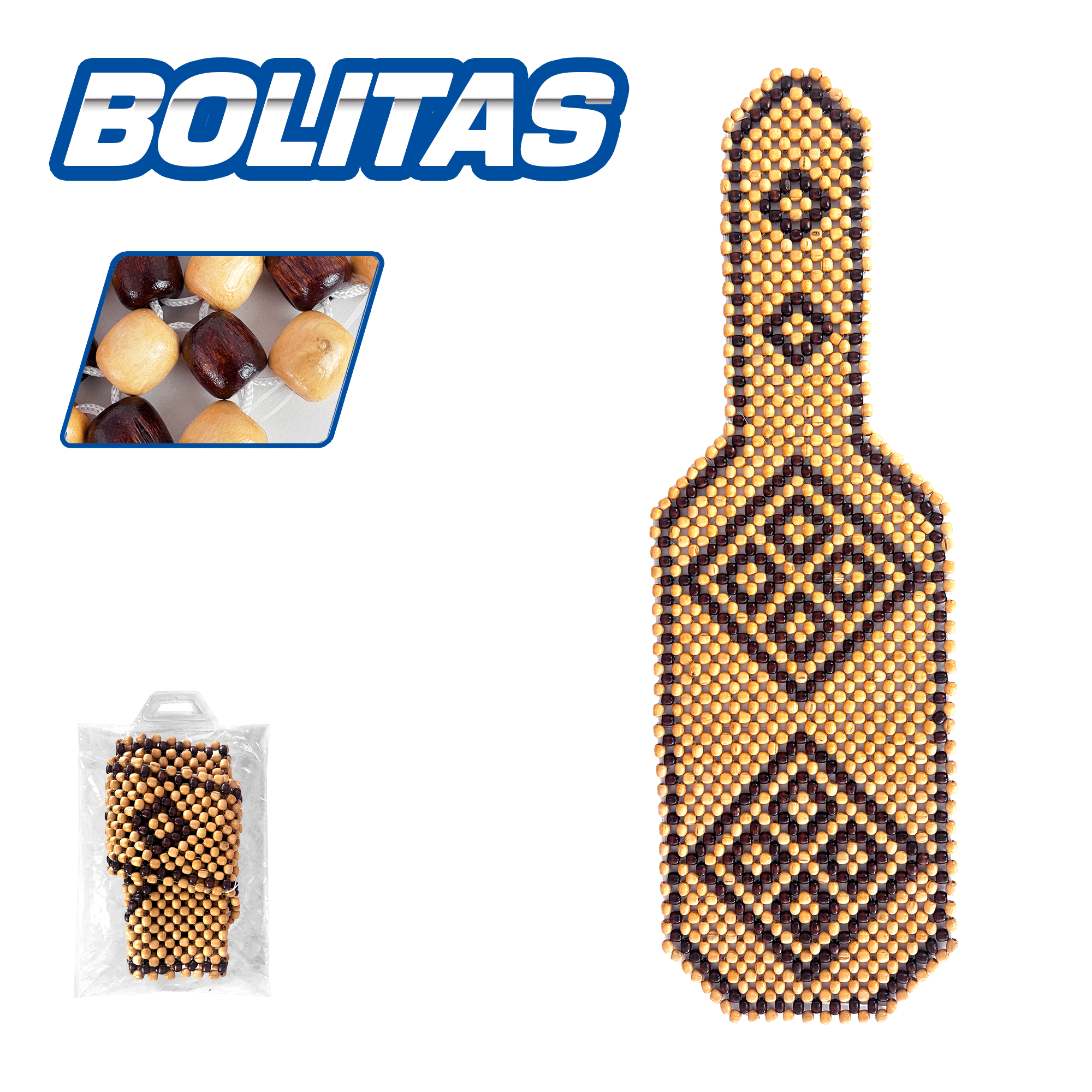 COJIN BOLITAS RESPALDAR PATRON