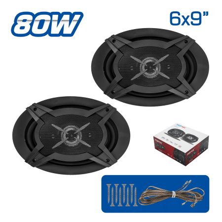 PARLANTE REDONDO 6X9'' 80W XP