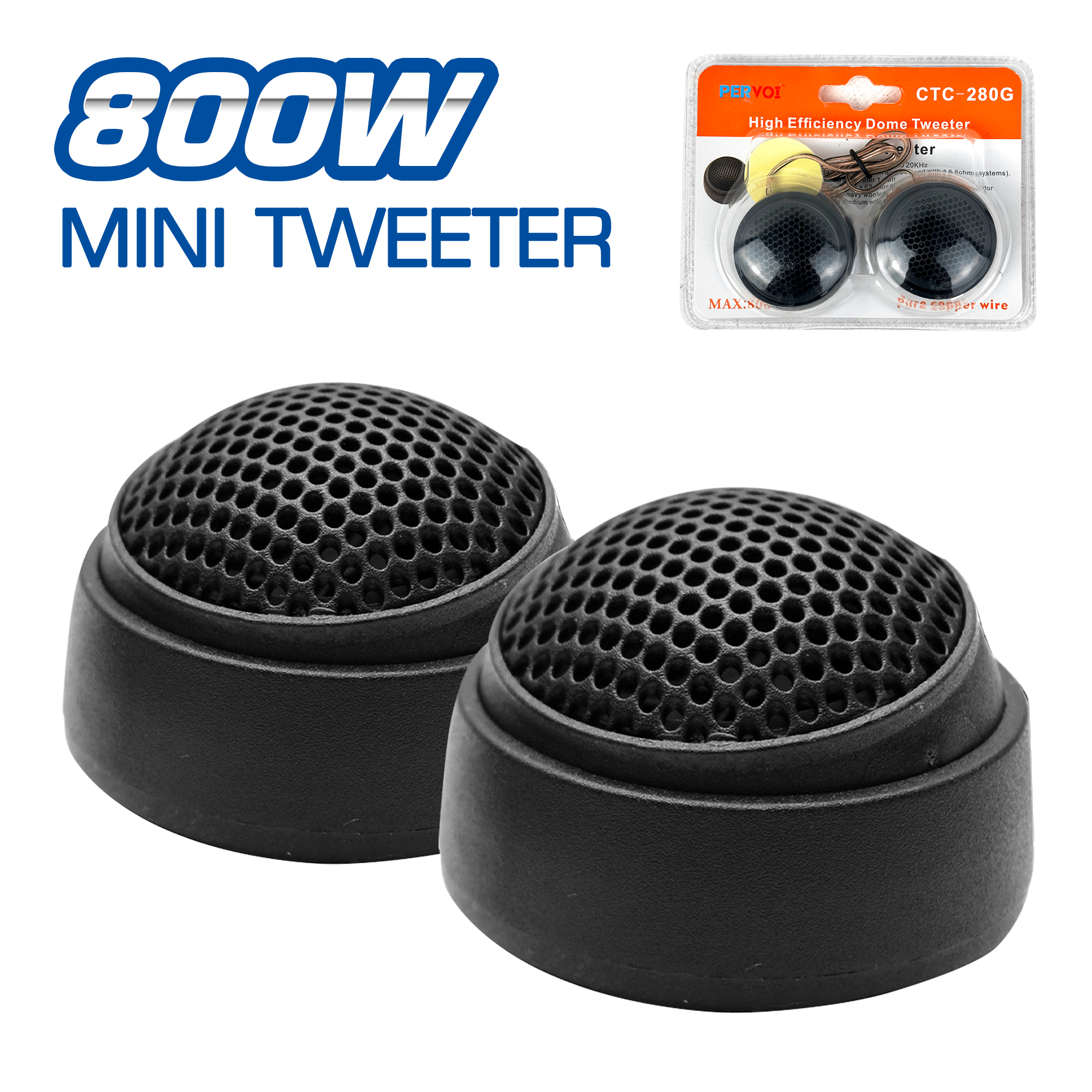 MINI TWEETER 46X28MM 2PCS/SET