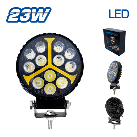 LUZ DE TRABAJO LED 23W 4" CIRCULAR DET.Y